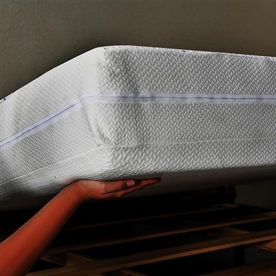 Protector de colchón de bambú con cremallera de 6 caras