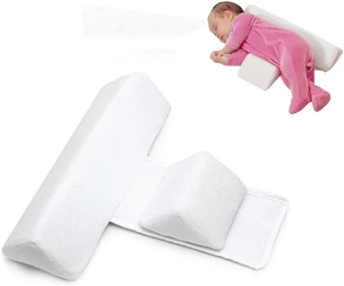Almohada para recién nacidos, suave y transpirable, para dormir de lado para bebé